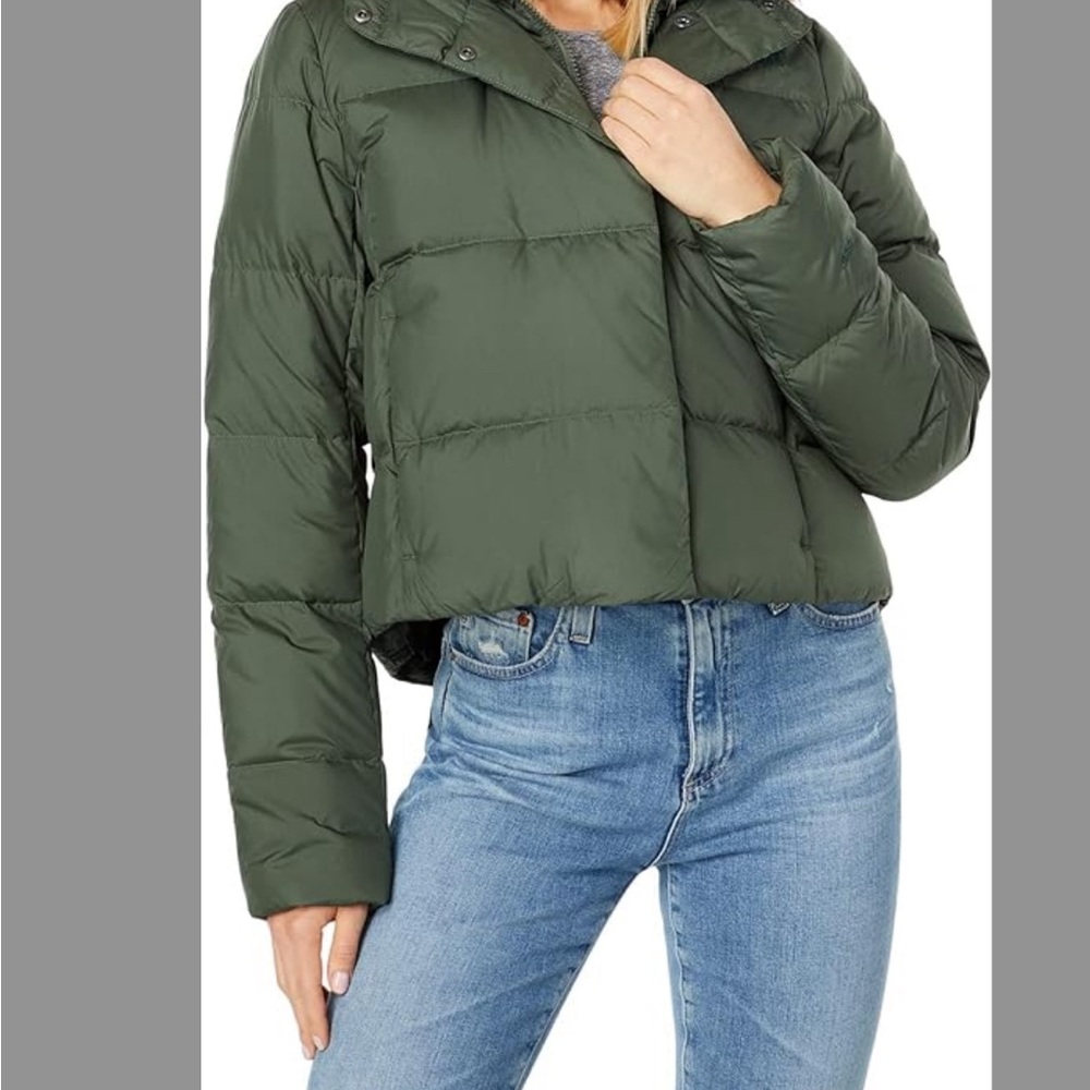 The North Face New Dealio Down Short Jacket NWT in Thyme (olive green) Large